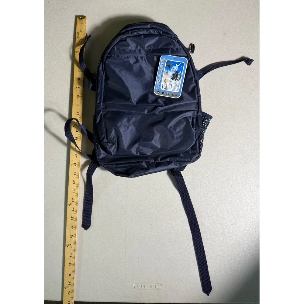 Eastsport Basic Dome Mesh Backpack Navy Blue 152800 Adjustable Padded Straps NWT